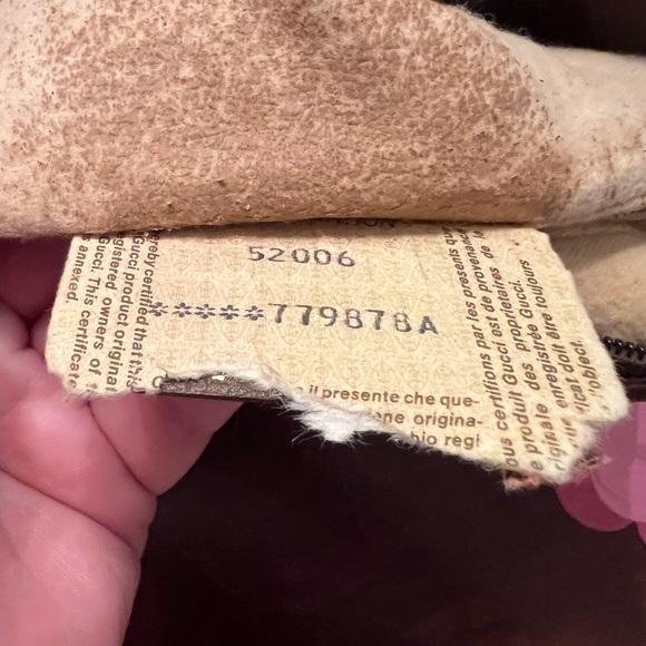 Vintage Gucci Coated Canvas Web Sherry Line Crossbody Shoulder Bag Brown Tan - Picture 16 of 16